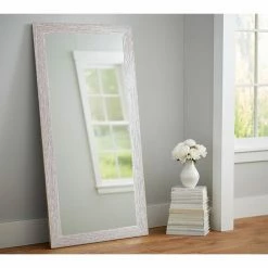 Best reviews of ❤️ Floor & Leaning BrandtWorks Farmhouse Barnwood Leaning Floor Mirror ✨