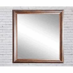 Hot Sale ⌛ BrandtWorks Vintage Copper Hill Square Wall Mirror - 31.5W X 31.5H In. ⭐