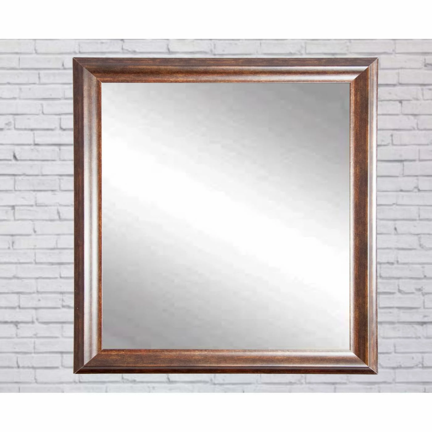 Hot Sale β BrandtWorks Vintage Copper Hill Square Wall Mirror - 31.5W X 31.5H In. β