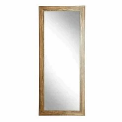 New 🥰 BrandtWorks Blonde Barnwood Wall Mirror 🤩