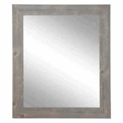 Top 10 💯 BrandtWorks Urban Frontier Square Barnwood Wall Mirror - 32W X 32H In 🎉