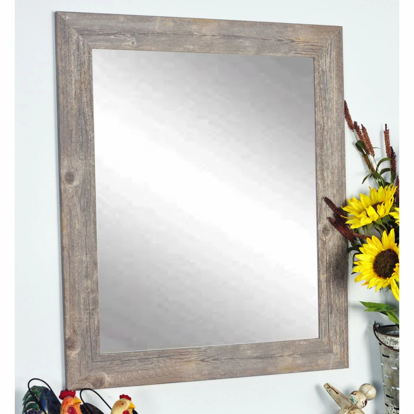 Outlet ๐งจ BrandtWorks Urban Frontier Barnwood Wall Mirror โ