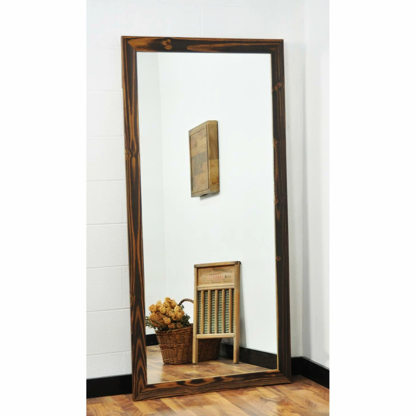Hot Sale π― Floor & Leaning BrandtWorks Wood Toned Floor Mirror π