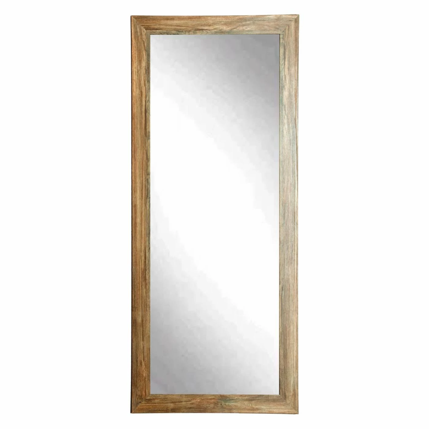 Hot Sale π Floor & Leaning BrandtWorks American Value Traditional Blonde Barnwood Floor Mirror - 32.5W X 66H In. π₯