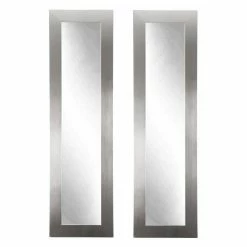 Cheapest โญ Floor & Leaning BrandtWorks Slim Silver Floor Mirror - 16W X 71H In. - Set Of 2 ๐ฏ