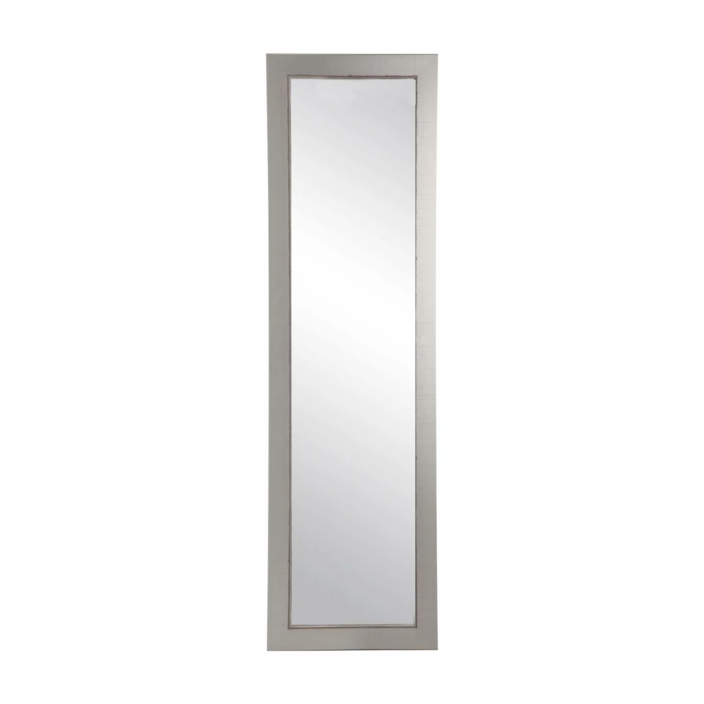 New ๐ BrandtWorks Silver Lined Rectangular Slim Full Length Wall Mirror ๐