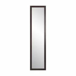 Deals ⭐ Floor & Leaning BrandtWorks Textured Espresso Rectangular Slim Floor Mirror 🎁