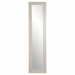 Best Pirce ⭐ Wall BrandtWorks Farmhouse Wood Grain Slim Over The Door Mirror - 21.5W X 71H In. 🧨