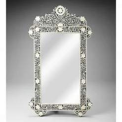 New 🎁 Butler Specialty Butler Bone Inlay Wall Mirror - 28W X 48H In. 💯