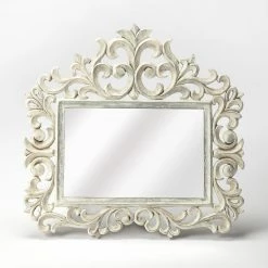 Cheap 🎁 Butler Specialty Favart Carved Wall Mirror - 22.5W X 21.75H In. 🧨