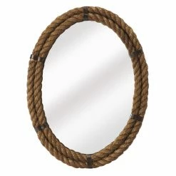 Cheap ⭐ Butler Specialty Darby Oval Rope Wall Mirror - 18W X 24H In. ⌛