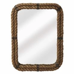 Buy ✔️ Butler Specialty Darby Rectangular Rope Wall Mirror - 18.5W X 24.5H In. 👍