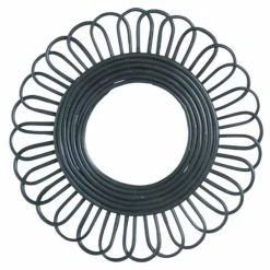 Best Pirce 🥰 Sprinkle & Bloom Sprinkle & Bloom Round Bamboo Framed Wall Mirror 🛒