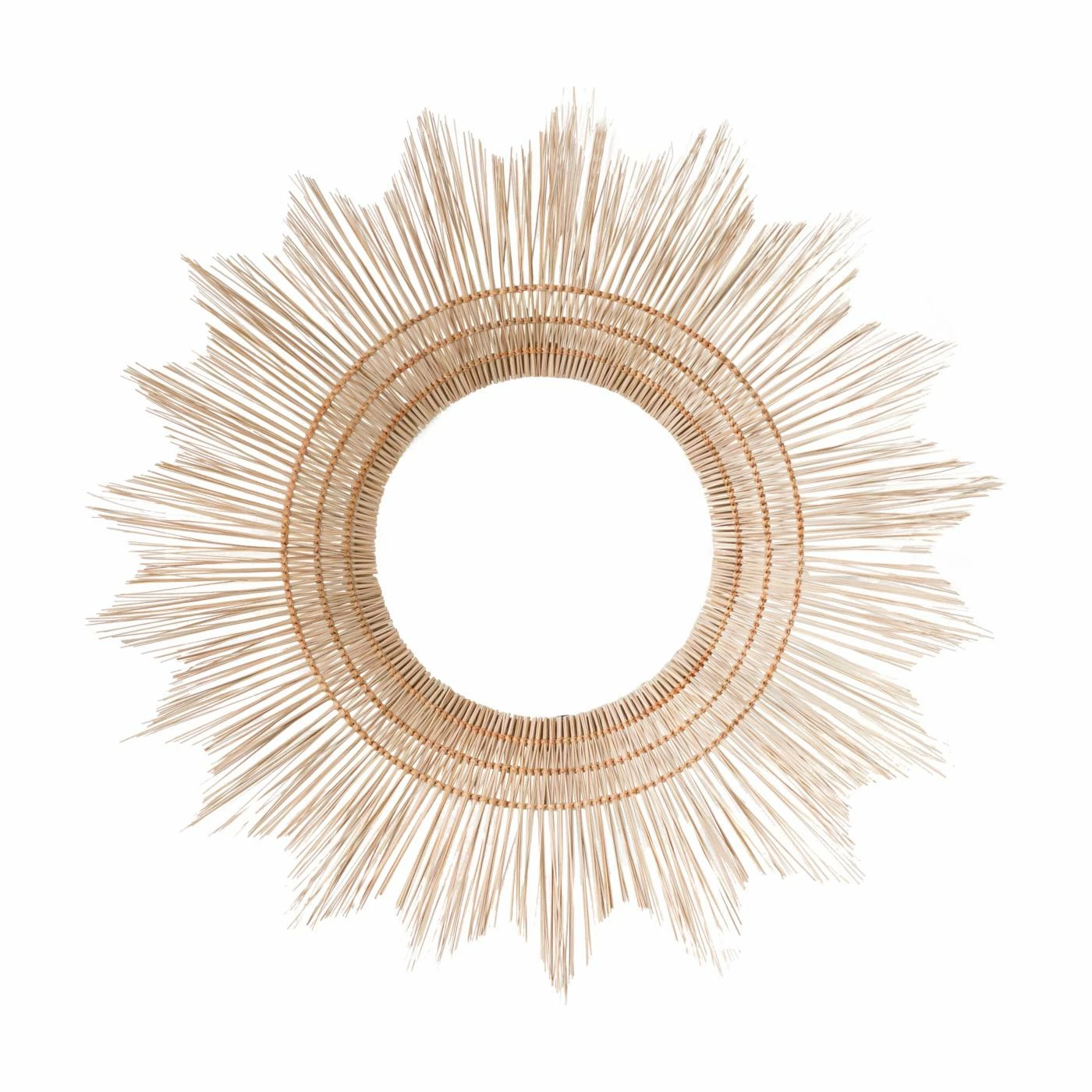 Cheapest π 3R Studios Handmade Wicker Sunburst Wall Mirror - 40 Diam. In. βοΈ