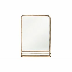 Discount 🛒 Creative Co-Op Metal Shelf Wall Mirror - 19.5W X 27.5H In. 😉