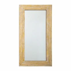 Cheapest 🧨 Creative Co-Op Found Wood Ruler Framed Wall Mirror - 24W X 48H In. 🌟