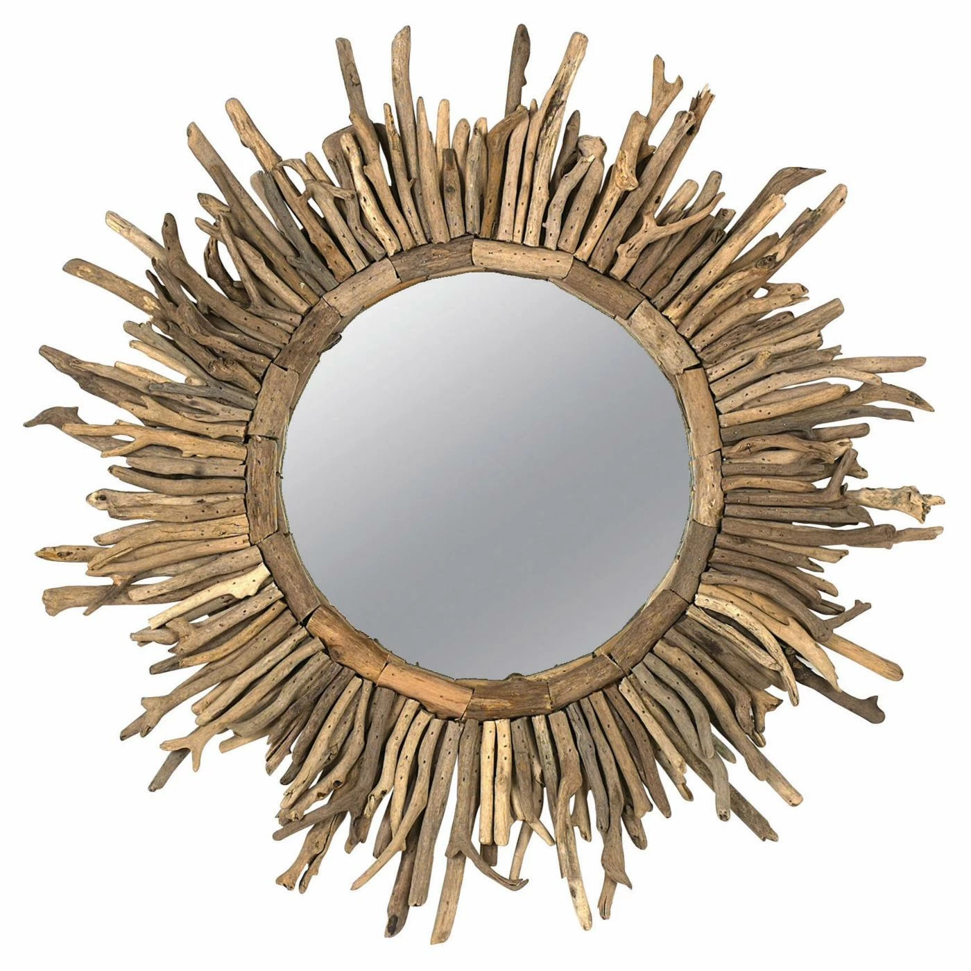 Hot Sale π 3R Studios 26 In. Driftwood Sunburst Wall Mirror π