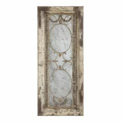 New 🤩 3R Studios Pine Wood Antiqued Wall Mirror - 51.1W X 21.9H In. 🤩