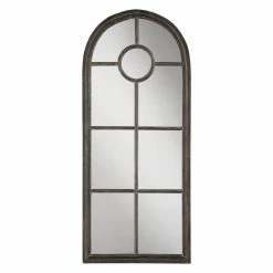 Deals 😍 3R Studios Distressed Arched Wall Mirror - 27.2W X 53.75H In. ⌛