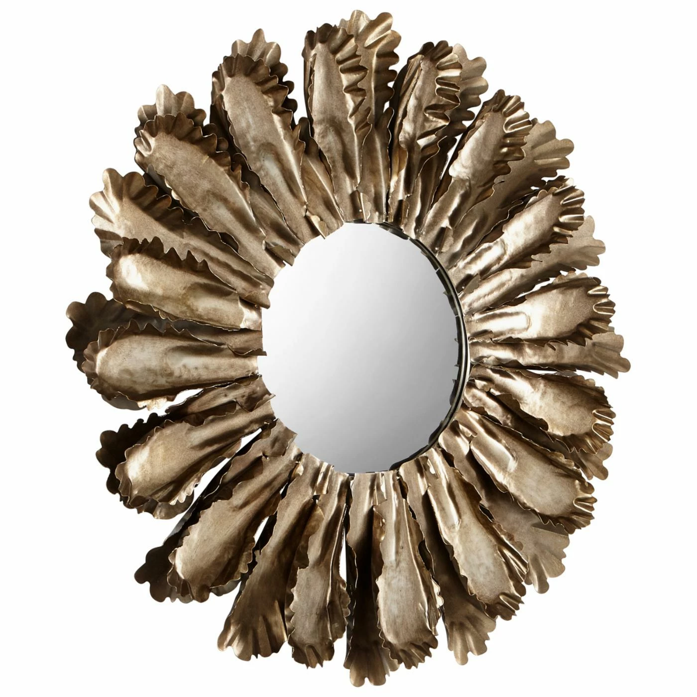 Deals ๐คฉ Wall Cyan Design Fluttering Leaves Mirror - 36 Diam. In. โค๏ธ