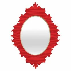 Flash Sale ❤️ Frameless Mirrors Deny Designs Khristian A Howell Rendezvous 9 Baroque Mirror ✨