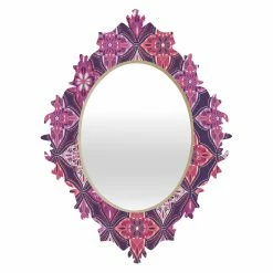 Brand new 💯 Bathroom Vanity Deny Designs Khristian A Howell Provencal Lavender 5 Baroque Mirror 🤩