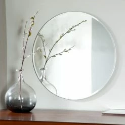 Coupon 😉 Decor Wonderland Frameless Mirrors Décor Wonderland Frameless Tori Wall Mirror - 23.5 Diam. In. 😀