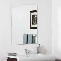 Brand new π₯ Decor Wonderland Wall Décor Wonderland Madeline Modern Bathroom Mirror - 23.6W X 31.5H In. π