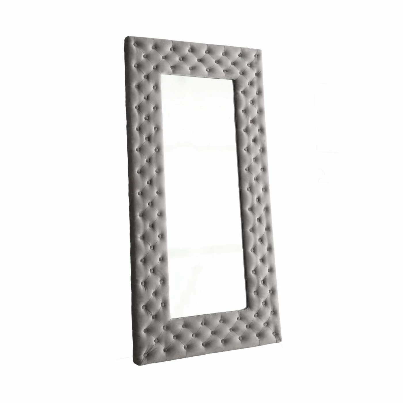 Wholesale βοΈ Wallace & Bay Floor & Leaning Wallace & Bay James Button Tufted Floor Mirror - 39.4W X 78.7H In. βοΈ