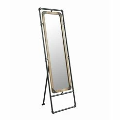 Deals ✨ Floor & Leaning Furniture Of America Svala Sand Black Free Standing Mirror - 22.63W X 67.88H In. 🧨