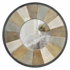 Promo 𧨠FirsTime Adler Rustic Wood Wall Mirror π