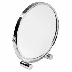Buy π Bathroom Vanity Home Basics Chrome Plated Steel Cosmetic Mirror β¨