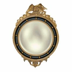 Discount ⭐ Wall Hickory Manor House Regency Eagle Convex Mirror - 22W X 31H In. 🎁