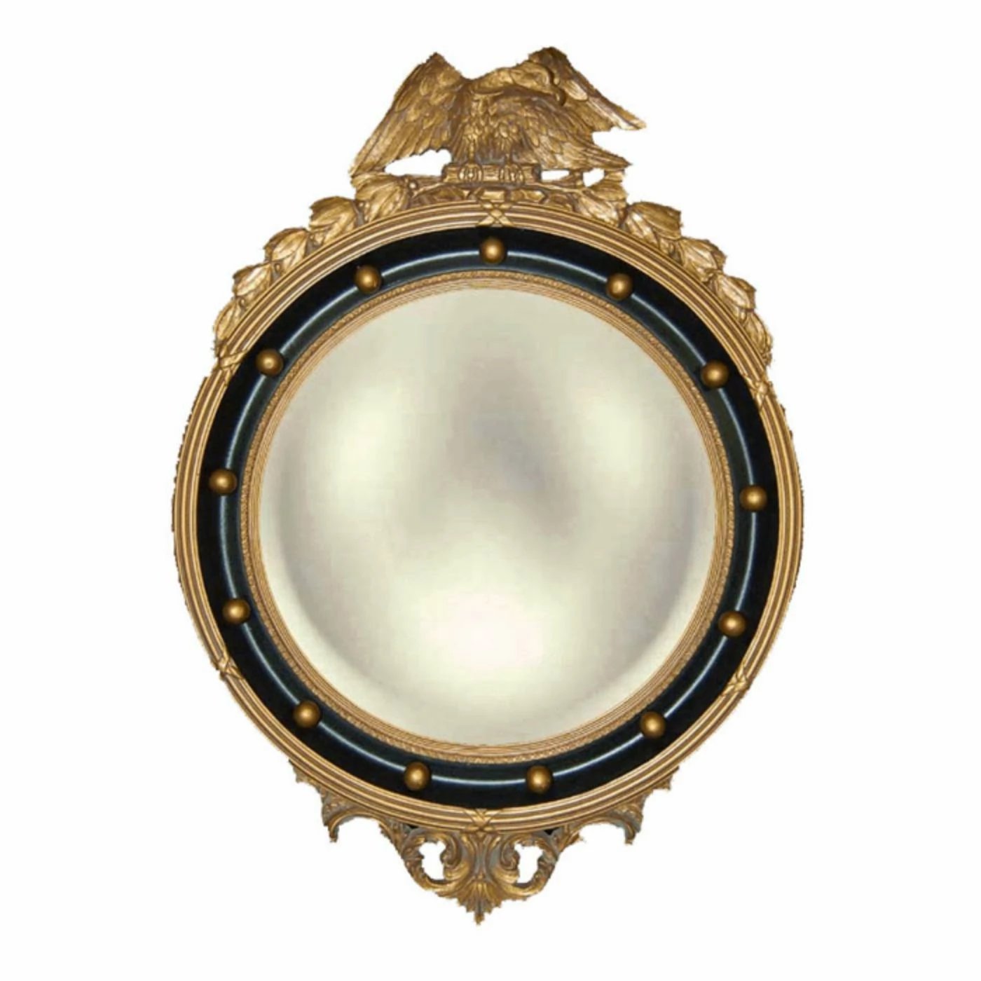 Discount โญ Wall Hickory Manor House Regency Eagle Convex Mirror - 22W X 31H In. ๐