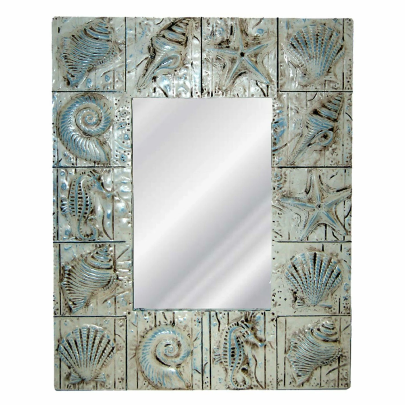 Coupon โญ Wall Hickory Manor House Seaside Mirror - 25.5W X 32H In. โค๏ธ