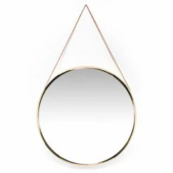 Hot Sale 😉 Infinity Instruments Franc Decorative Round Wall Mirror - 17.5 Diam. X 17.5H In. 👏