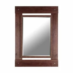 Discount 😉 Wall Mirrorize Canada Real Wood Beveled Mirror - 30W X 43H In. ⭐