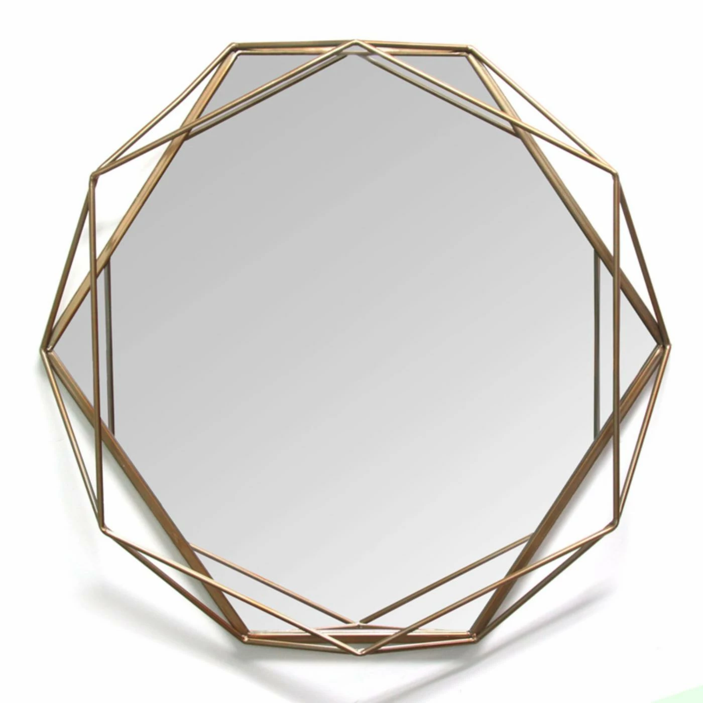 Discount π Stratton Home Decor Polygon Wall Mirror - 31.5W X 29.53H In. π