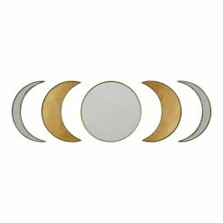 Deals 🌟 Stratton Home Décor Stratton Home Decor Moon Phase Wall Mirror 💯