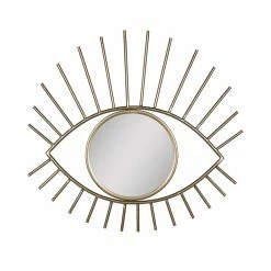 Top 10 ⌛ Stratton Home Décor Stratton Home Decor Gold Metal Eye Wall Mirror 🤩