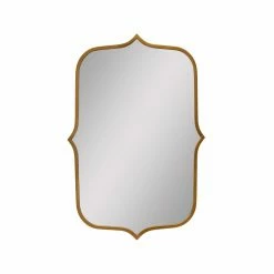 Cheapest ⭐ Stratton Home Décor Wall Stratton Home Decor 36 Hillary Gold Metal Mirror 🥰