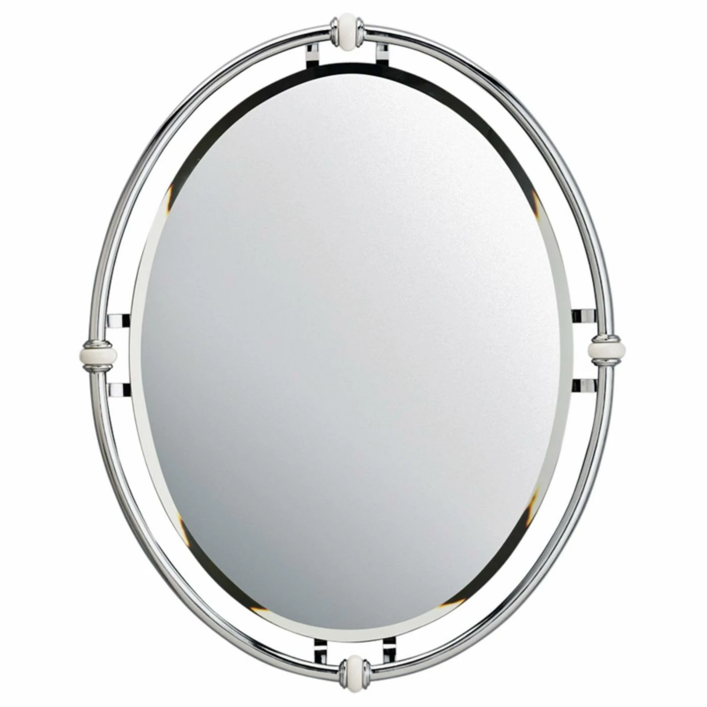 Outlet โค๏ธ Frameless Mirrors Kichler Pocelona Vanity Mirror - Chrome - 24W X 30H In. โ๏ธ