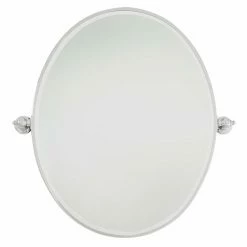 Cheap 🔥 Minka Lavery Large Oval Beveled Wall Mirror 🤩