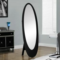 Cheapest β€οΈ Monarch Specialties Monarch Contemporary Oval Cheval Mirror - 59H In. π