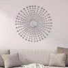 Outlet 🥰 Wall Nielsen Bainbridge Jeweled Silver Round Starburst Mirror - 36.5W X 36.5H In. 😀