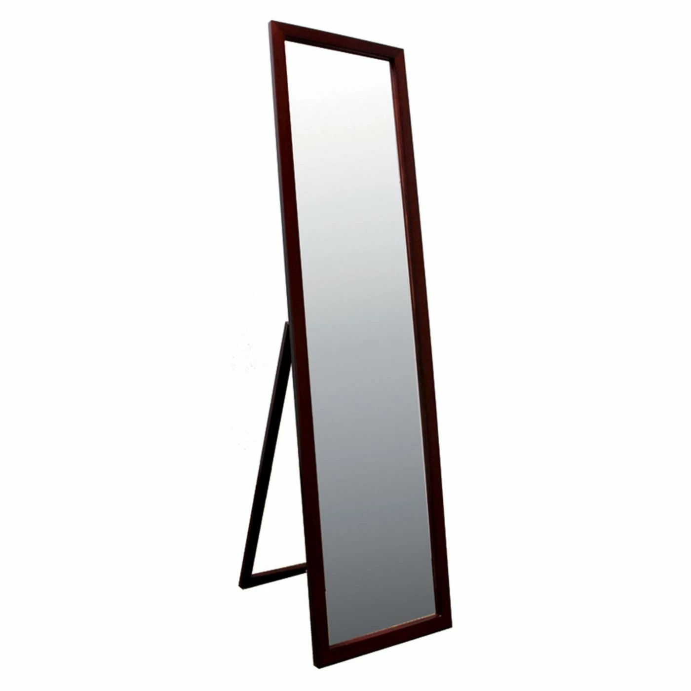 Outlet π₯ Floor & Leaning Ore International 55 In. Stand Mirror - Walnut Finish β¨
