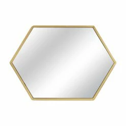 Discount 🥰 C2A Diamond Hexagon Wall Mirror - 34W X 24H In. 🧨