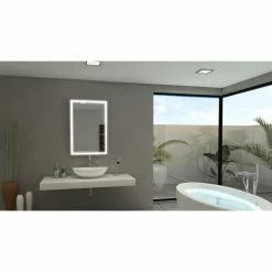 Wholesale π Bathroom Vanity Paris Mirror Dimmable Galaxy Illuminated Rectangle Vanity Mirror π