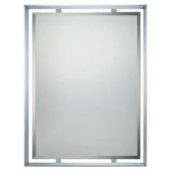 Best Sale ⭐ Quoizel Uptown Ritz Small Wall Mirror - 26W X 34H In. ⌛