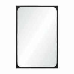 Flash Sale π€© Renwil Sorella Black Wood Framed Wall Mirror - 24W X 36H In. π